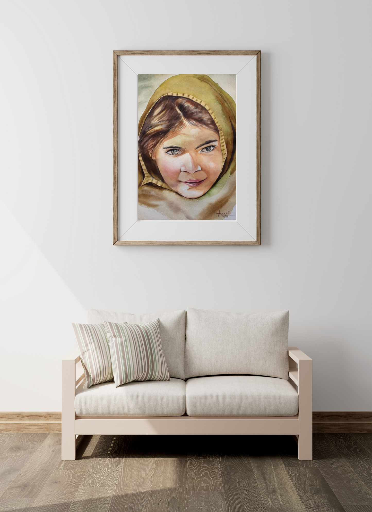 Innocence - Watercolor Portrait Wall Art