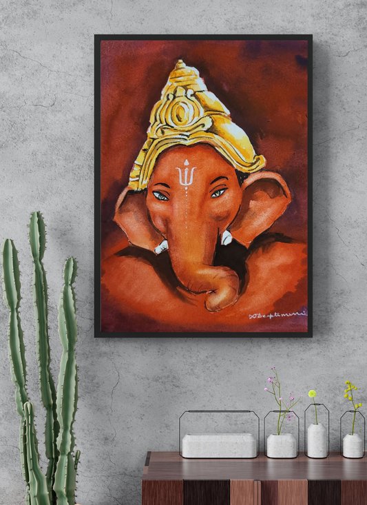 Bappa Morya - Ganesh Wall Art