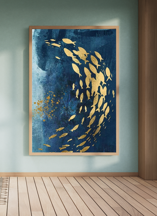 Circle of Abundance - Fish Wall Art