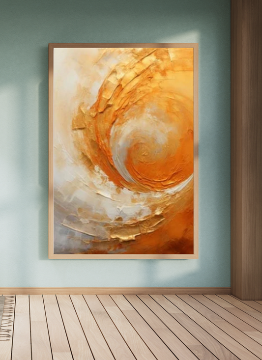 Circle of Energy I - Abstract Wall Art