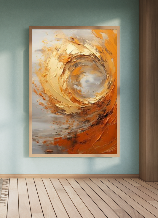 Circle of Energy II - Abstract Wall Art