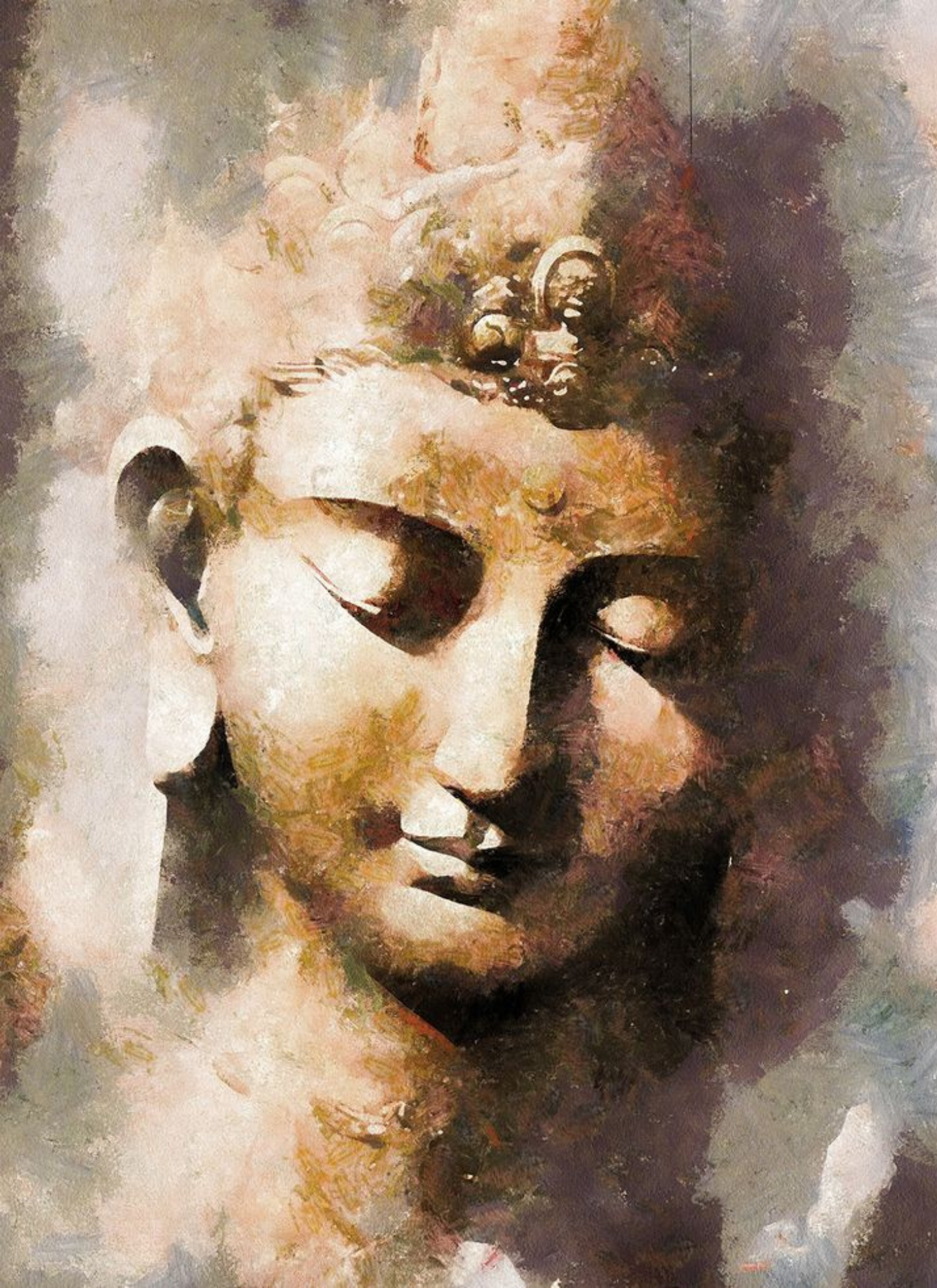 Meditation - Buddha Painting Wall Art