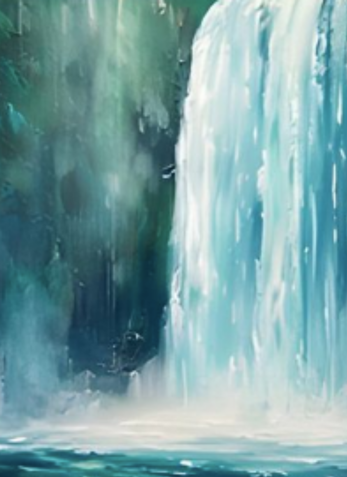 Amrit Varsha - Waterfall Wall Art