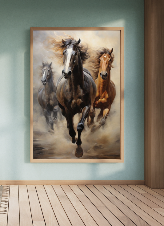 Horses I - Animal Painting Wall Art