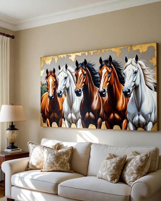 5 horses